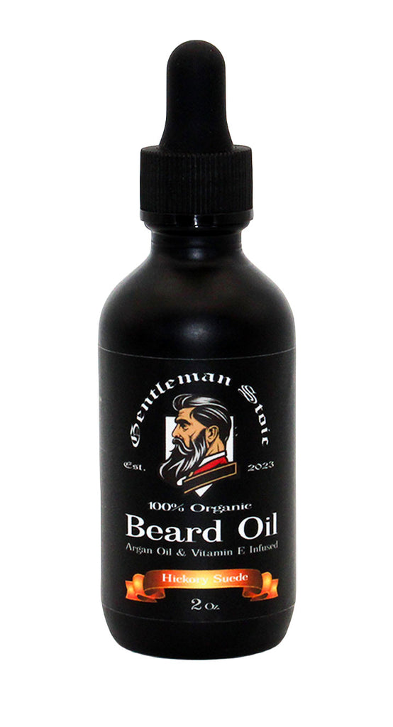 Premium Beard Oil - Hickory Suede